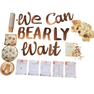 “We Can Bearly Wait" Unisex Baby Shower Package